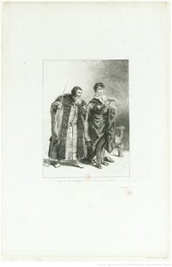 Delacroix - Que lisez-vous, Monseigneur des mots, des mots, des mots, 2e état, btv1b10461813r