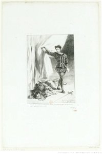 Delacroix - Vraiment ce conseiller est maintenant bien silencieux, bien discret, bien grave, lui qui dans sa vie, btv1b10461759q