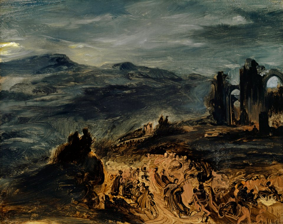 Delacroix - Scène de Sabbat, um 1831–1833