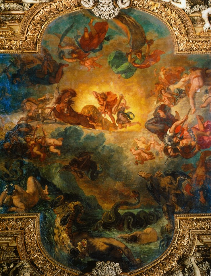 Delacroix apollo slaying python 950px