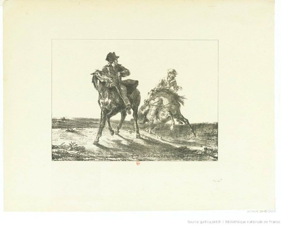 Delacroix - Steenie ou Redgauntlet poursuivi par un lutin, btv1b10029803r