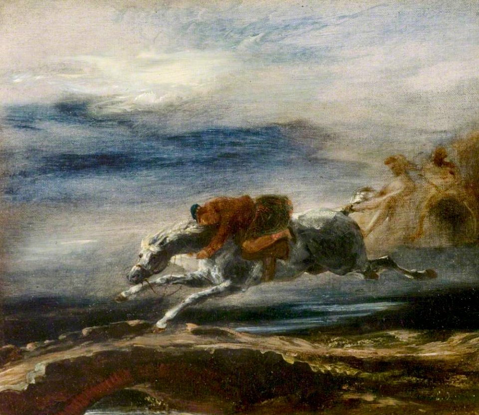 Delacroix - Tam o' Shanter (after the poem by Robert Burns), 1825