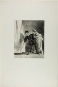 Delacroix - The Murder of Polonius, 1949.614
