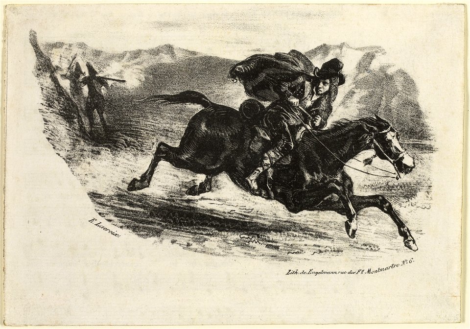 Delacroix - The Smuggler’s Flight, 1978.29