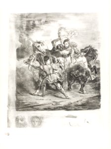 Delacroix - Weislingen Attacked by Goetz’s Men, 1962.366