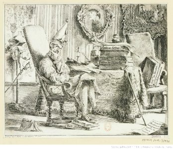 Delacroix - Un bonhomme de lettres en méditation, btv1b104618593