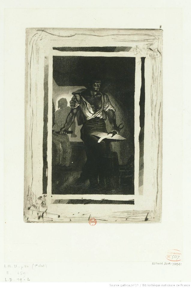 Delacroix - Un Forgeron, btv1b10461869h