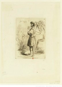 Delacroix - Un Seigneur du temps de François Ier, 4e état, btv1b104618737