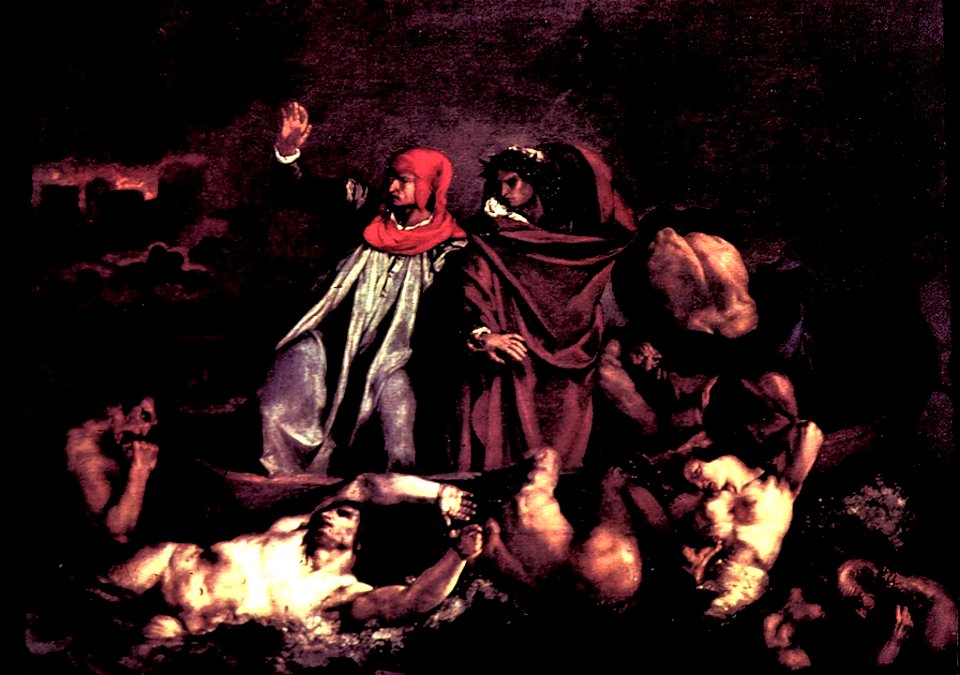 Eugène Delacroix The Barque of Dante 1822