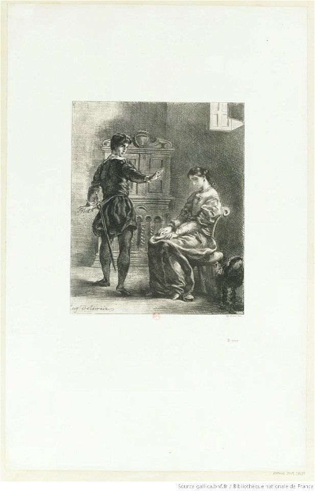 Delacroix - Va-t'en dans un couvent, 4e état, btv1b104616795