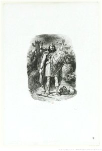 Delacroix - Vercingétorix, 1er état de la 2e planche, btv1b100298063