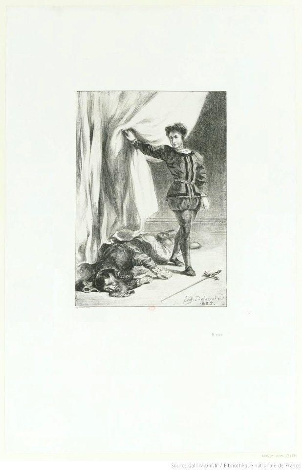 Delacroix - Vraiment ce conseiller est maintenant bien silencieux, bien discret, bien grave, lui qui dans sa vie, 4e état, btv1b10461764w