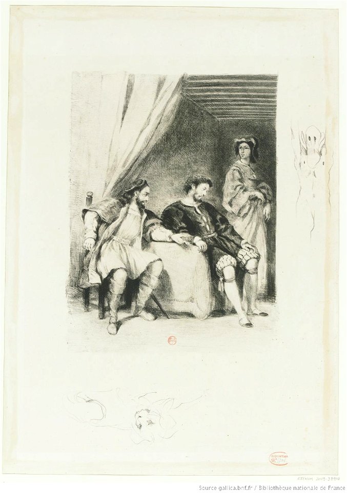 Delacroix - Weislingen prisonnier de Goetz, btv1b10029855q