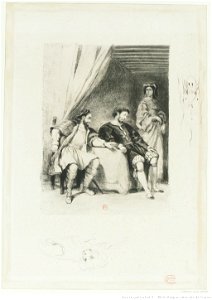 Delacroix - Weislingen prisonnier de Goetz, btv1b10029855q