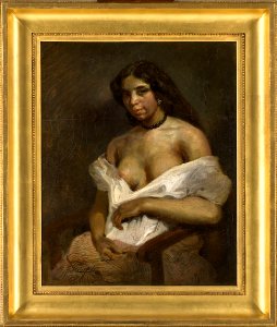 Delacroix - Étude d'après le modèle Aspasie, Vers 1824