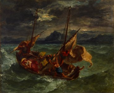 Eugène Delacroix - Christ on the Sea of Galilee - Google Art Project (27796212)