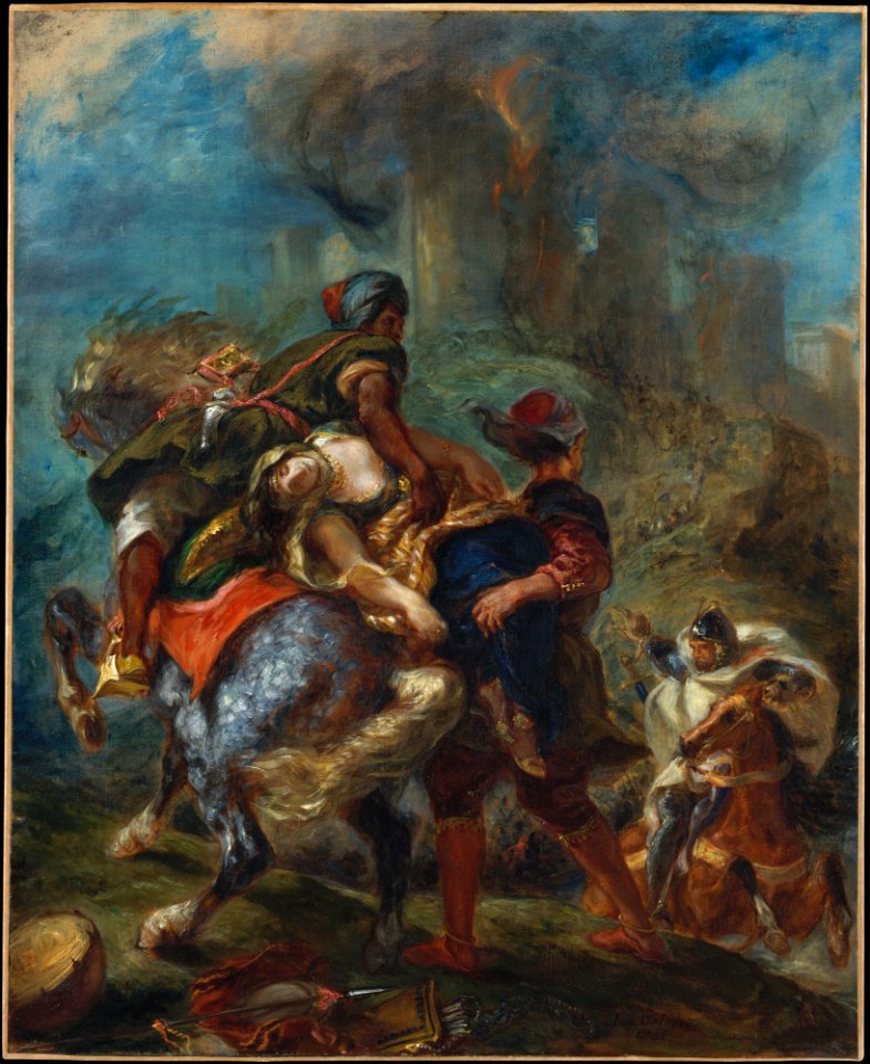 Delacroix, Eugène - The Abduction of Rebecca - 1846