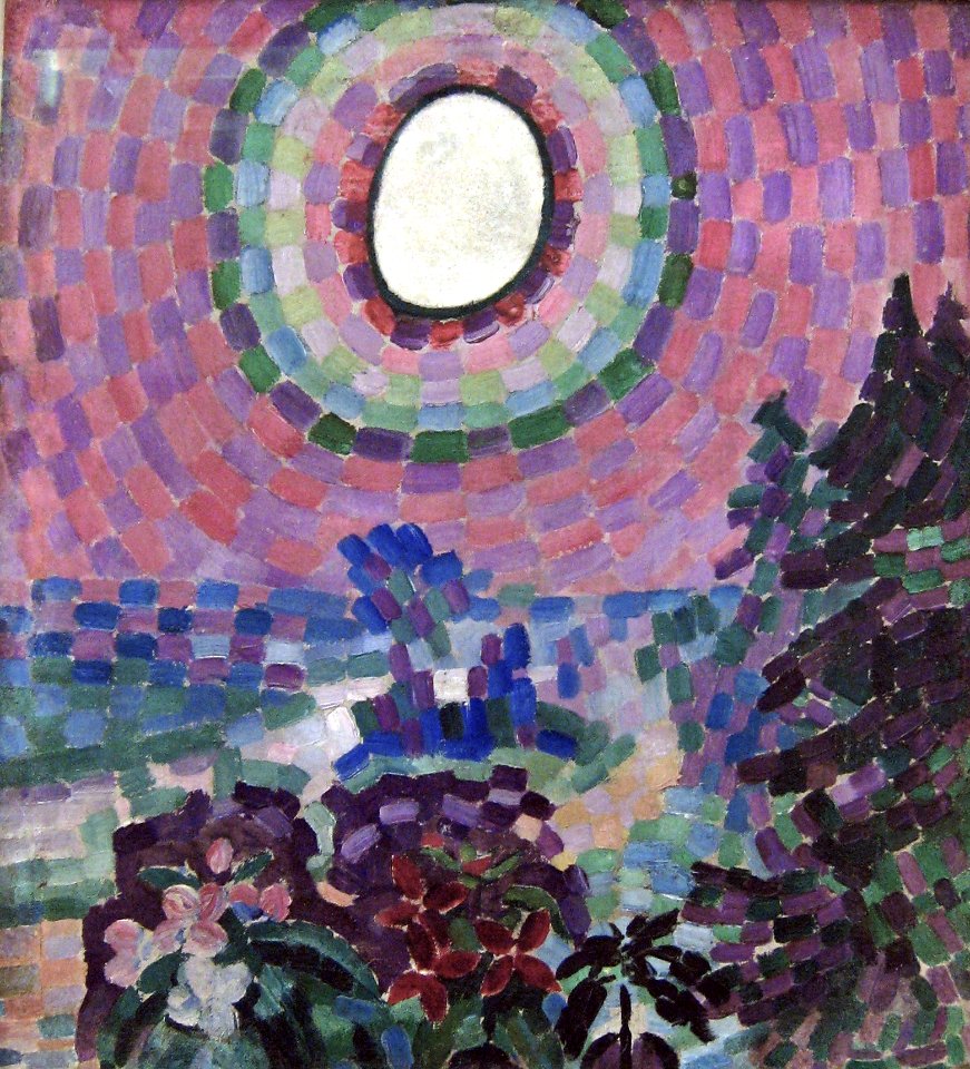 Delaunay -- Paysage au disque, 1906