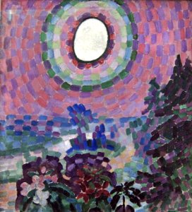 Delaunay -- Paysage au disque, 1906