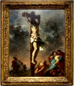 Eugène delacroix, cristo sulla croce, 1853