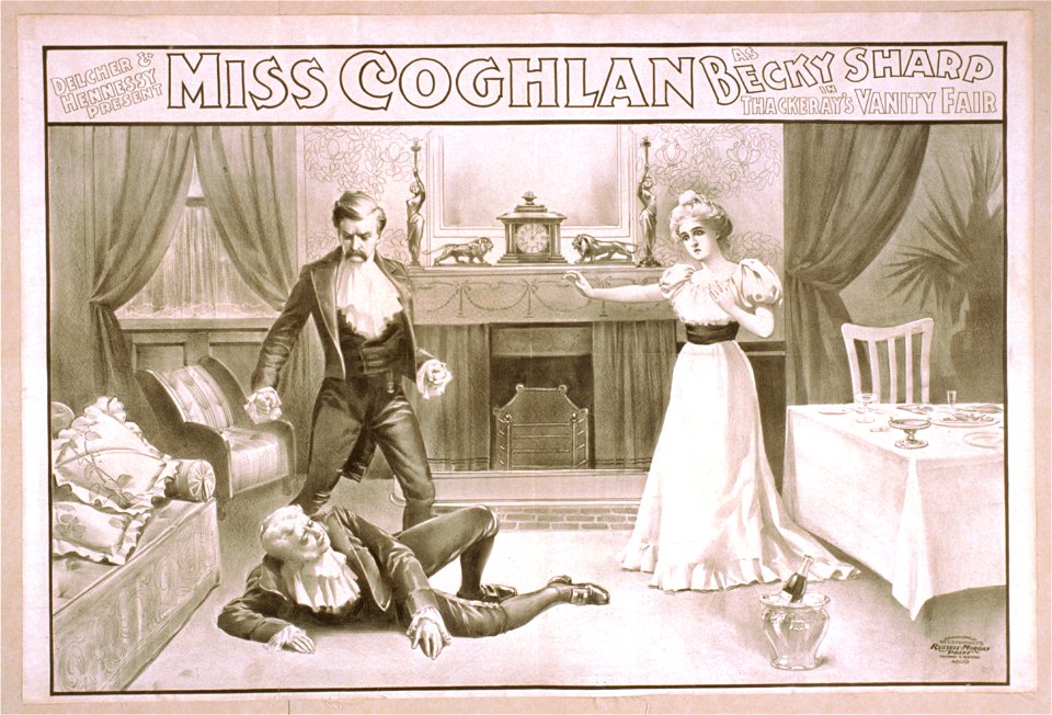 Delcher & Hennessy present Miss Coghlan as Becky Sharp in Thackeray's Vanity fair LCCN2014636712