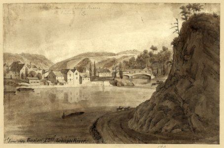 Delaware and Lehigh rivers at Easton Pa. LCCN2004662002