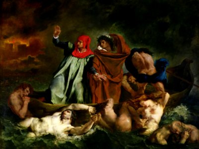 Eugène Delacroix - The Barque of Dante