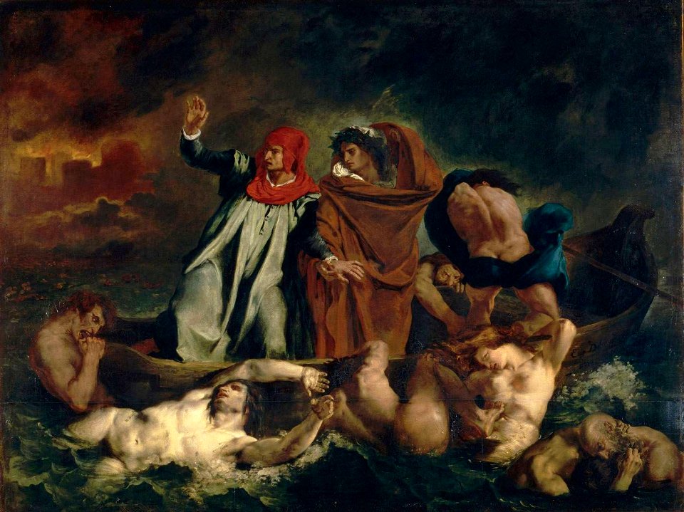 La Barque de Dante (Delacroix 3820)