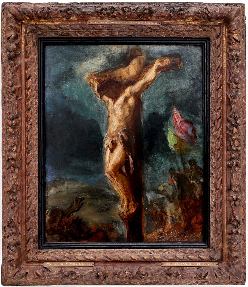Eugène delacroix, crocifissione, 1846