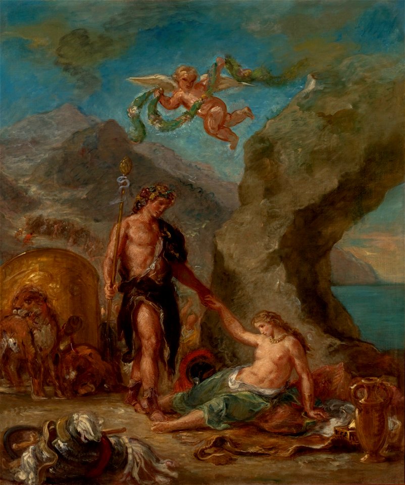 Eugène Delacroix - Four Seasons, Autumn - Baccus and Ariadne (MASP)