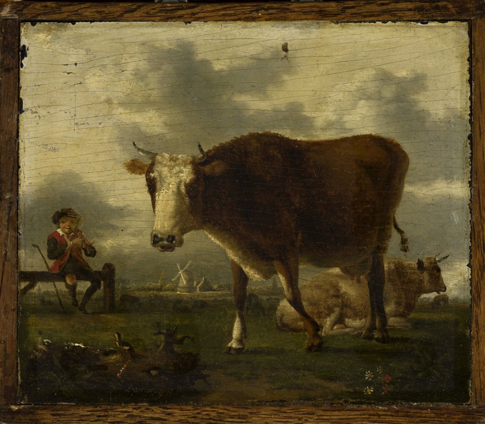 Delarue (fl. ca 1800-1900) - Cows in the pasture - M.Ob.1423 MNW - National Museum in Warsaw