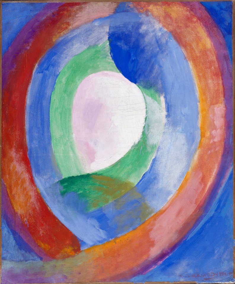 Delaunay, Robert - Formes circulaires; lune no. 1 - Google Art Project