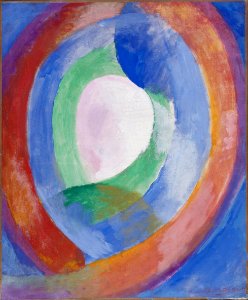Delaunay, Robert - Formes circulaires; lune no. 1 - Google Art Project