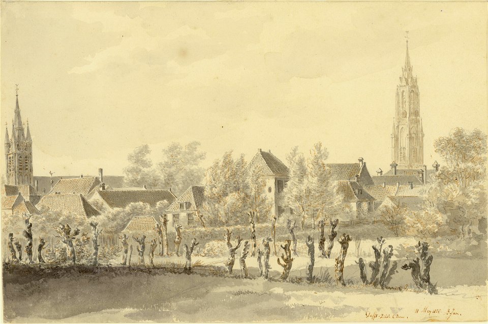Delft Z.W. te zien, Balthasar Jooss, SA Delft, inv.nr. 65758