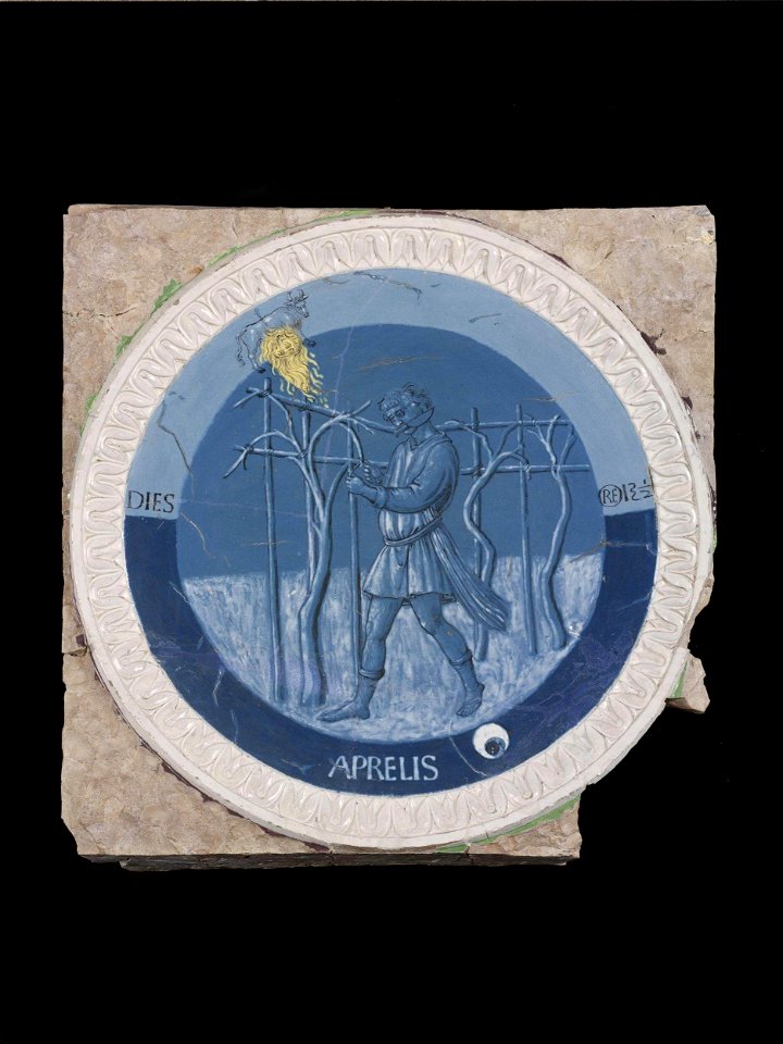Della Robbia - April, ca. 1450-1456, 7635-1861