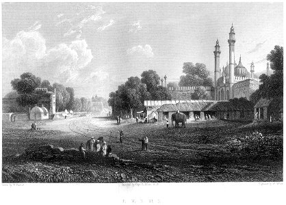 Delhi engraving by William Miller after W Purser