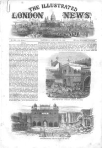 Delhi after the Siege - The Red Fort after its recapture ILN 1858
