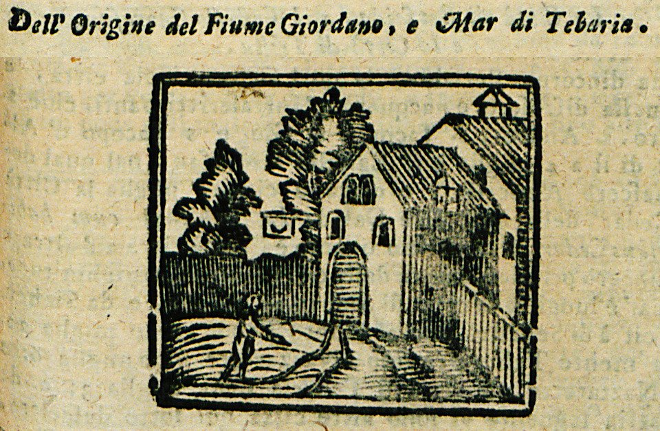 Dell' Origine di fiume Jordano, e Mar di Tebaria - Bianco Noe - 1600