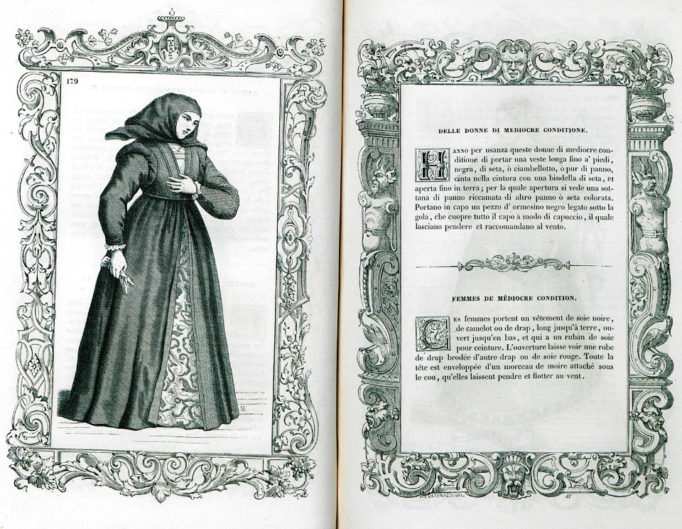 Delle donne di mediocre conditione - Vecellio Cesare - 1860