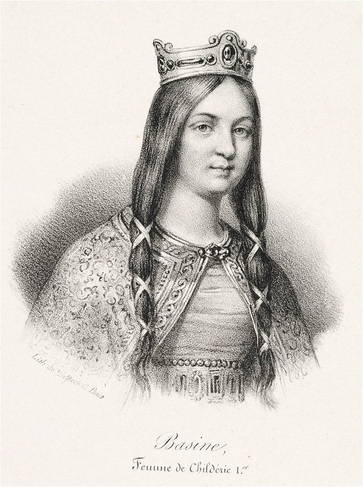 Delpech - Basina of Thuringia