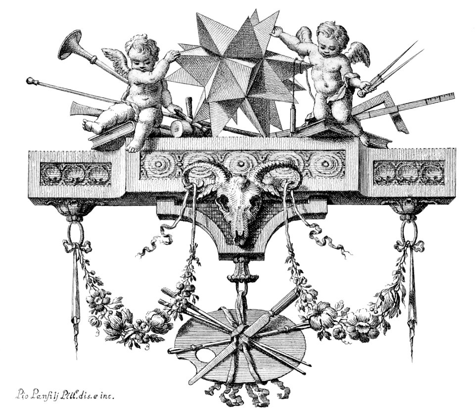 Della architettura della pittura e della statua, finalino, 314
