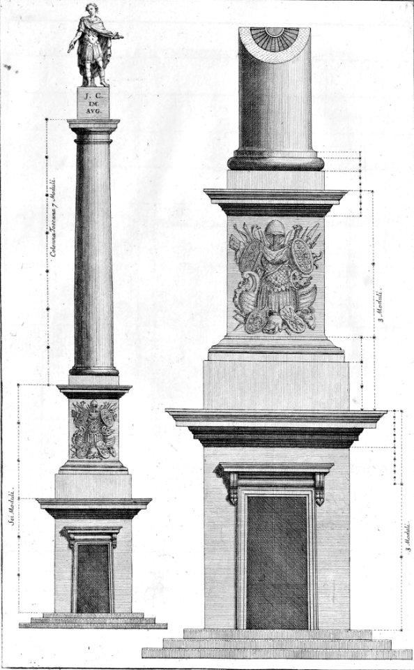 Della architettura della pittura e della statua, tavola 44