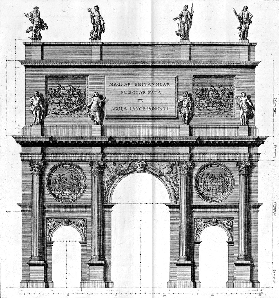 Della architettura della pittura e della statua, tavola 52