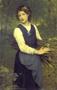 François Alfred Delobbe - Woman with Faggots - 1986.294 - Indianapolis Museum of Art