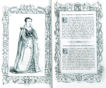 Delle cortigiane et meretrici Romane moderne - Vecellio Cesare - 1860