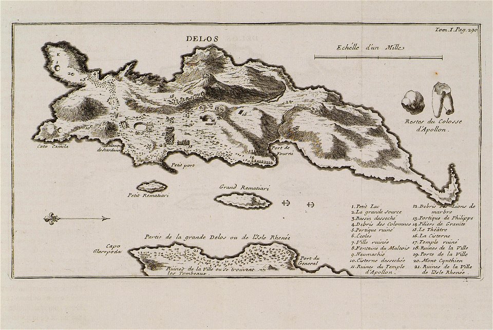 Delos - Tournefort Joseph Pitton De - 1717