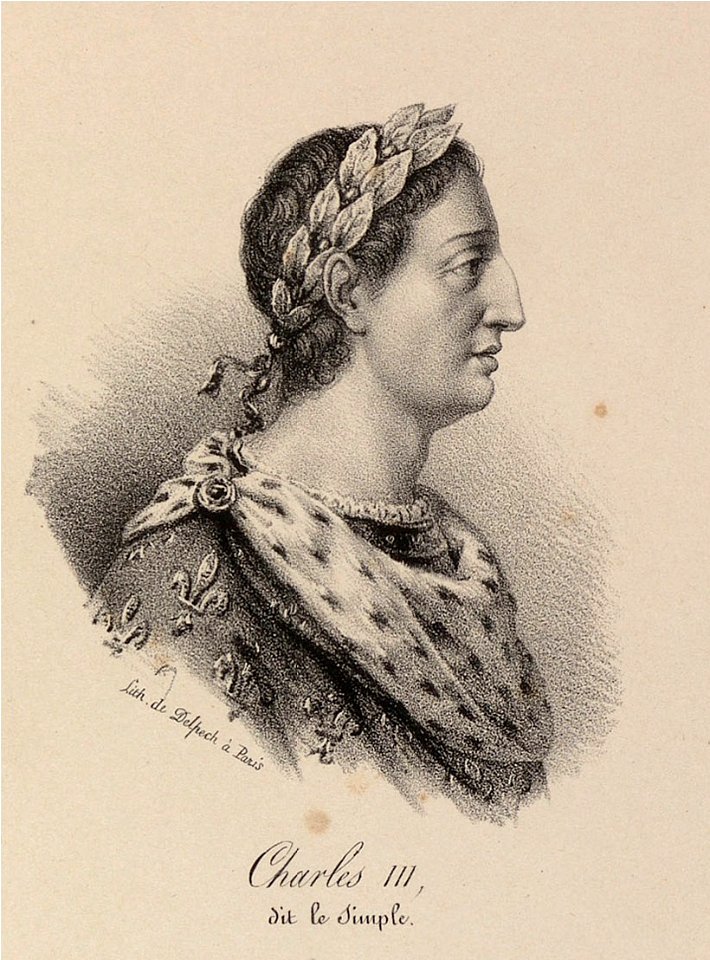 Delpech - Charles III of France