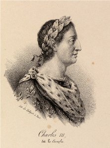 Delpech - Charles III of France