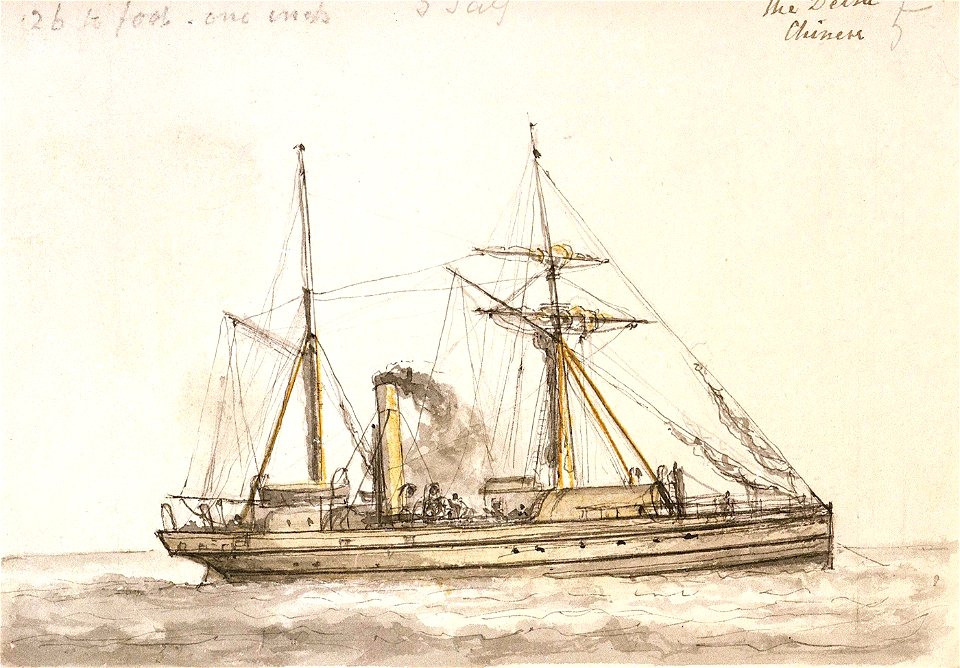 Delta - Chinese Gunboat built 1876 RMG PU6302