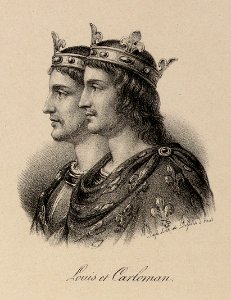 Delpech - Louis III and Carloman II